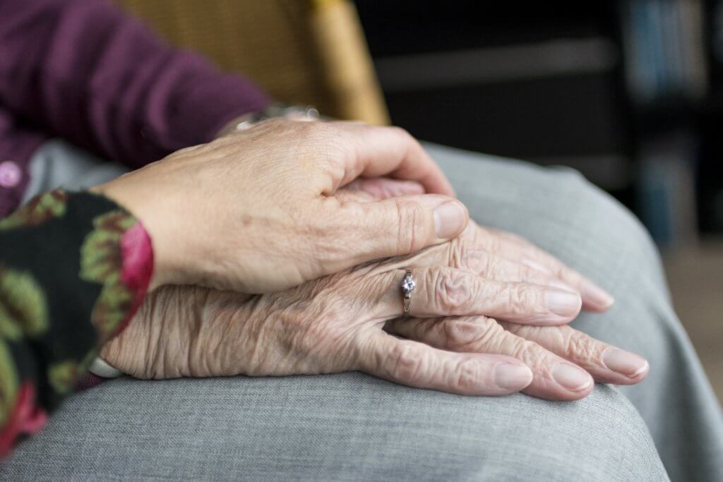 Senior, elderly hands, dementia, Alzheimer's