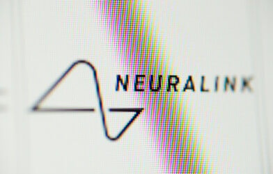 Neuralink logo on computer screen