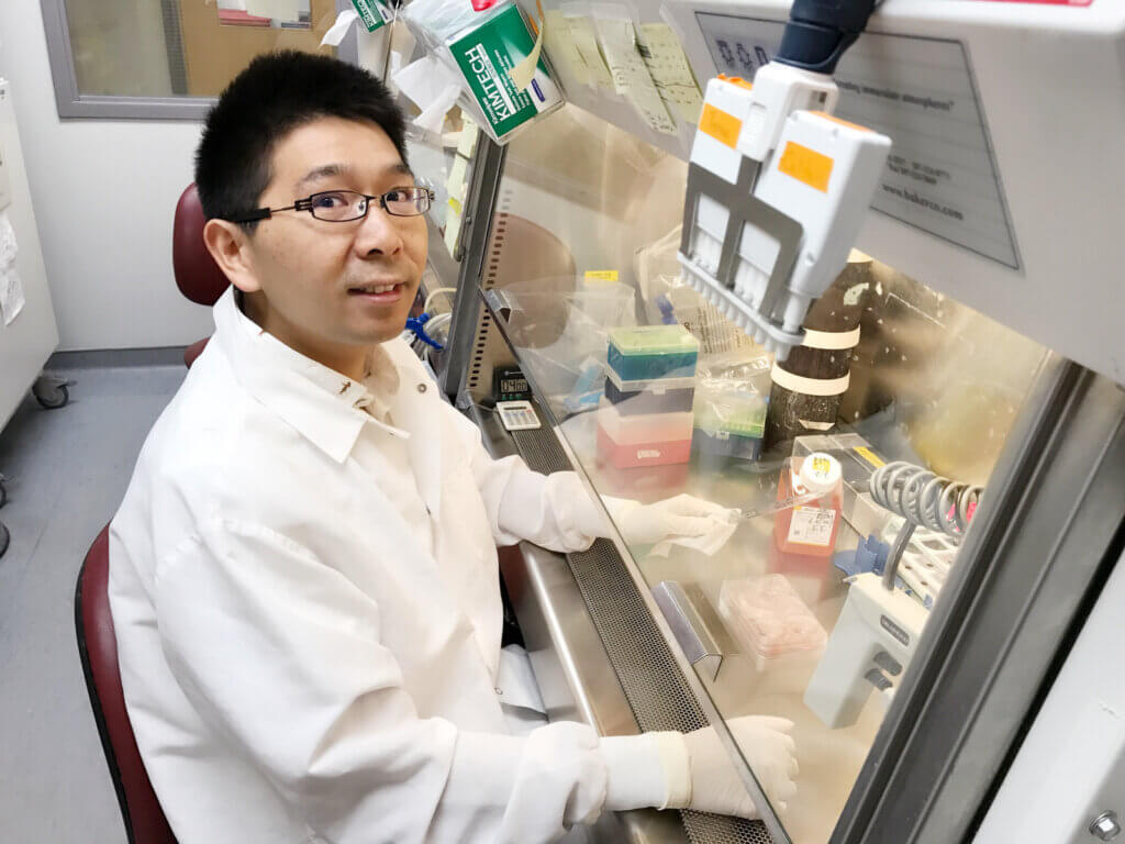 Yuanwei Yan is a scientist in the Zhang lab at UW–Madison