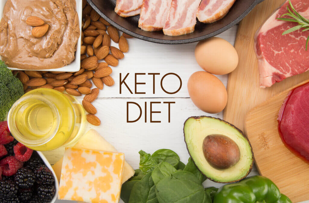 Various foods that are in the keto diet